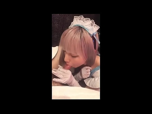 ❤️ Japāņu elks [mayuka], franču kalpones tērps, 1. daļa, minets un džerkstēšana ar losjonu ❌ Kvalitatīvs sekss pie mums ﹏